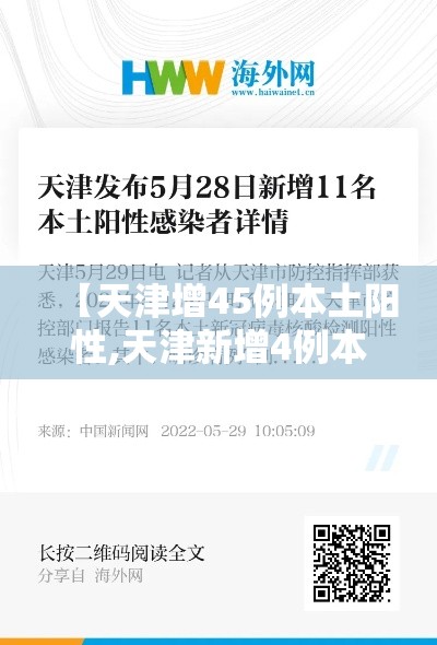 【天津增45例本土阳性,天津新增4例本土确诊】 【天津增45例本土阳性,天津新增4例本土确诊】