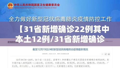 【31省新增确诊22例其中本土12例/31省新增确诊6例 其中本土3例】 【31省新增确诊22例其中本土12例/31省新增确诊6例 其中本土3例】