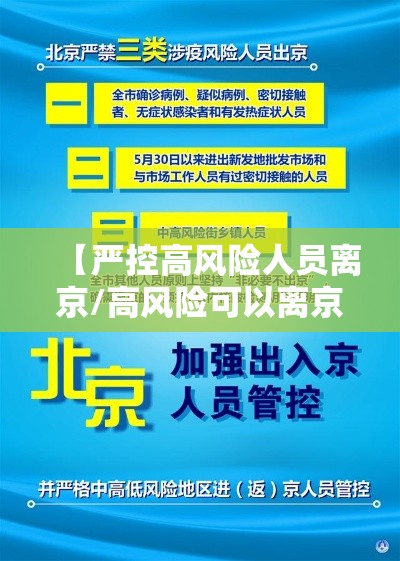 【严控高风险人员离京/高风险可以离京吗】