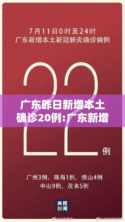 广东昨日新增本土确诊20例:广东新增1例本土确 广东昨日新增本土确诊20例:广东新增1例本土确