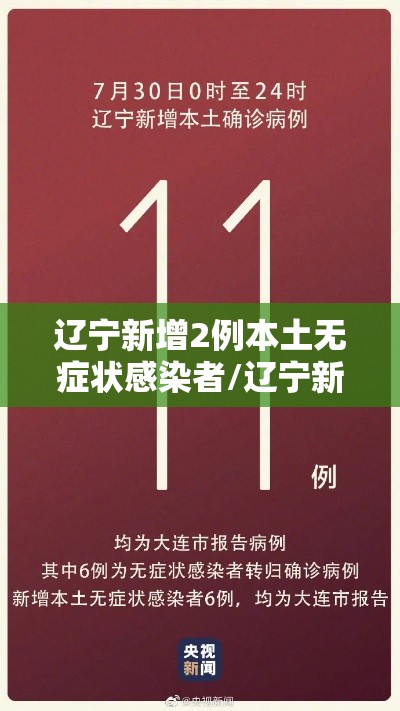 辽宁新增2例本土无症状感染者/辽宁新增一例无症状感染 辽宁新增2例本土无症状感染者/辽宁新增一例无症状感染
