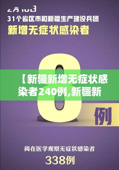 【新疆新增无症状感染者240例,新疆新增137例无症状感染】 【新疆新增无症状感染者240例,新疆新增137例无症状感染】