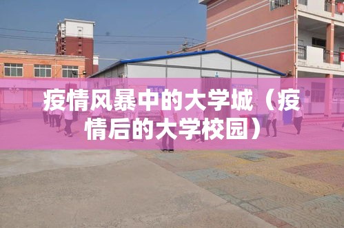 疫情风暴中的大学城（疫情后的大学校园）