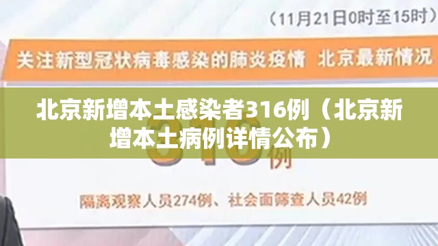 北京新增本土感染者316例(北京新增本土病例详情公布) 北京新增本土感染者316例(北京新增本土病例详情公布)