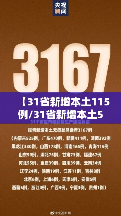 【31省新增本土115例/31省新增本土5例7】 【31省新增本土115例/31省新增本土5例7】