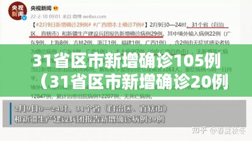 31省区市新增确诊105例(31省区市新增确诊20例8885) 31省区市新增确诊105例(31省区市新增确诊20例8885)