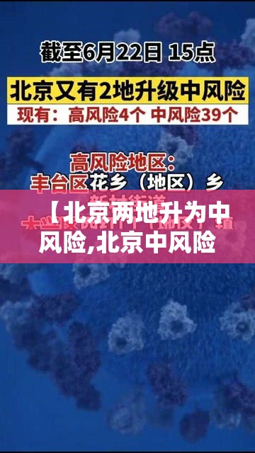 【北京两地升为中风险,北京中风险区降为1个】 【北京两地升为中风险,北京中风险区降为1个】