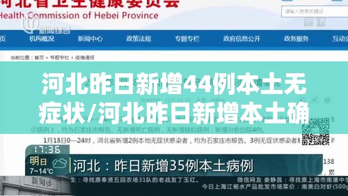 河北昨日新增44例本土无症状/河北昨日新增本土确诊41例 河北昨日新增44例本土无症状/河北昨日新增本土确诊41例