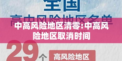 中高风险地区清零:中高风险地区取消时间 中高风险地区清零:中高风险地区取消时间