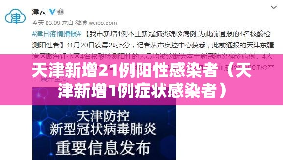 天津新增21例阳性感染者(天津新增1例症状感染者) 天津新增21例阳性感染者(天津新增1例症状感染者)