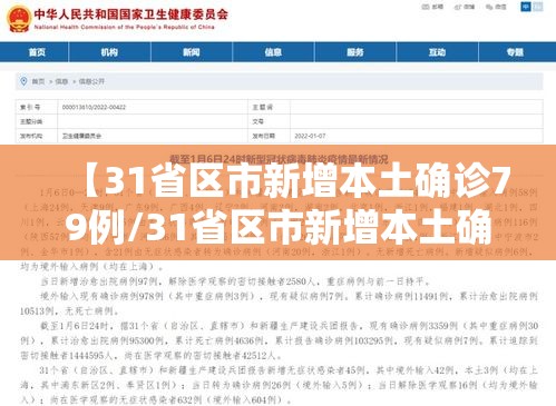 【31省区市新增本土确诊79例/31省区市新增本土确诊5例】 【31省区市新增本土确诊79例/31省区市新增本土确诊5例】