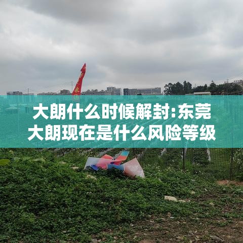 大朗什么时候解封:东莞大朗现在是什么风险等级 大朗什么时候解封:东莞大朗现在是什么风险等级