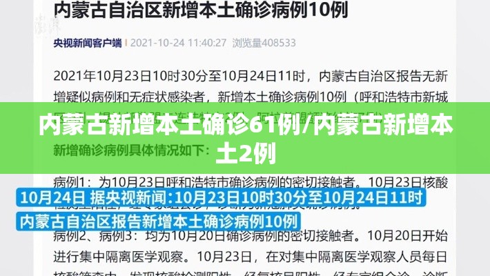 内蒙古新增本土确诊61例/内蒙古新增本土2例 内蒙古新增本土确诊61例/内蒙古新增本土2例