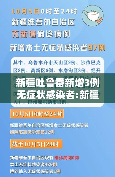 新疆吐鲁番新增3例无症状感染者:新疆吐鲁番最新疫情实时动态 新疆吐鲁番新增3例无症状感染者:新疆吐鲁番最新疫情实时动态