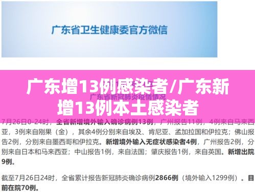 广东增13例感染者/广东新增13例本土感染者 广东增13例感染者/广东新增13例本土感染者