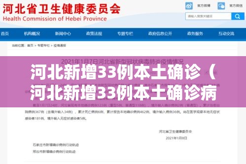 河北新增33例本土确诊(河北新增33例本土确诊病例) 河北新增33例本土确诊(河北新增33例本土确诊病例)