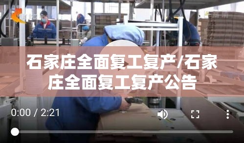 石家庄全面复工复产/石家庄全面复工复产公告