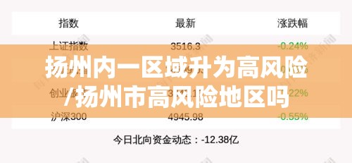 扬州内一区域升为高风险/扬州市高风险地区吗 扬州内一区域升为高风险/扬州市高风险地区吗