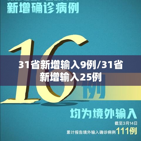 31省新增输入9例/31省新增输入25例 31省新增输入9例/31省新增输入25例