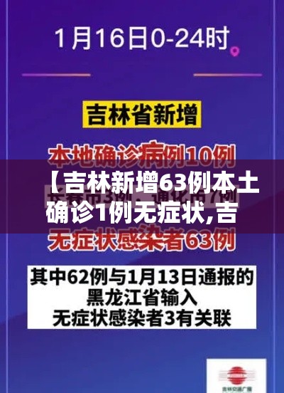 【吉林新增63例本土确诊1例无症状,吉林新增46例本土确诊 无症状7例】