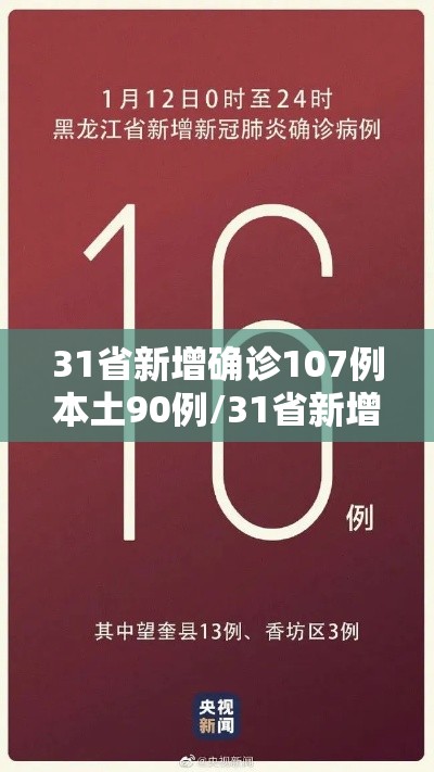31省新增确诊107例本土90例/31省新增确诊12例 本土4例 31省新增确诊107例本土90例/31省新增确诊12例 本土4例