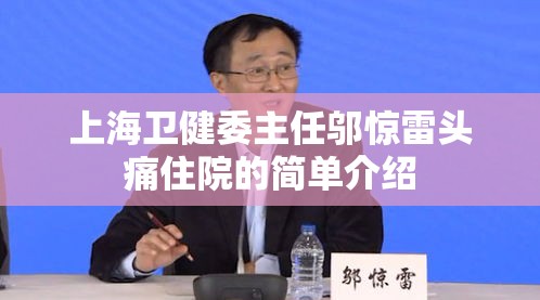 上海卫健委主任邬惊雷头痛住院的简单介绍 上海卫健委主任邬惊雷头痛住院的简单介绍
