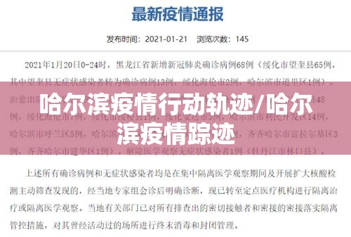哈尔滨疫情行动轨迹/哈尔滨疫情踪迹 哈尔滨疫情行动轨迹/哈尔滨疫情踪迹