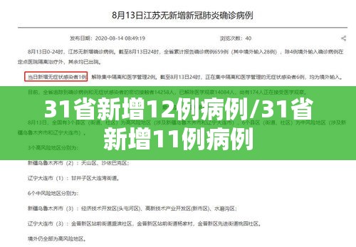 31省新增12例病例/31省新增11例病例 31省新增12例病例/31省新增11例病例