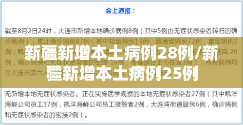 新疆新增本土病例28例/新疆新增本土病例25例