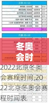 冬奥会时间2022具体时间/冬奥会时间2022具体时间地点 冬奥会时间2022具体时间/冬奥会时间2022具体时间地点