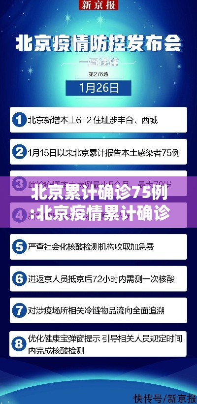 北京累计确诊75例:北京疫情累计确诊 北京累计确诊75例:北京疫情累计确诊