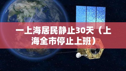 一上海居民静止30天(上海全市停止上班) 一上海居民静止30天(上海全市停止上班)