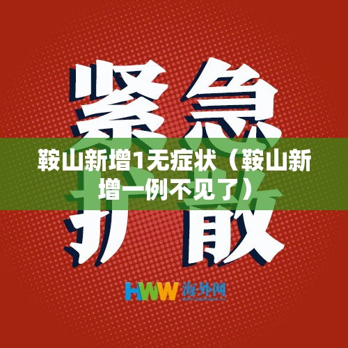 鞍山新增1无症状（鞍山新增一例不见了）