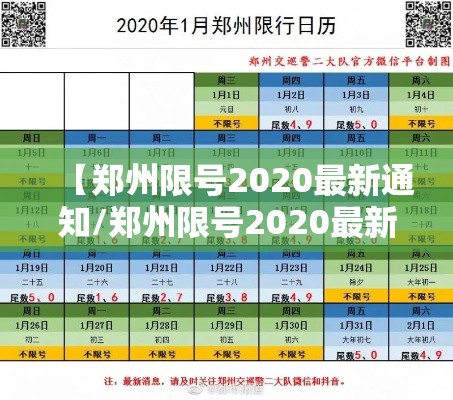 【郑州限号2020最新通知/郑州限号2020最新通知公告】 【郑州限号2020最新通知/郑州限号2020最新通知公告】
