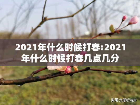 2021年什么时候打春:2021年什么时候打春几点几分 2021年什么时候打春:2021年什么时候打春几点几分