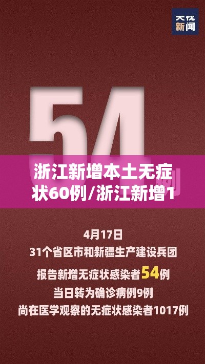 浙江新增本土无症状60例/浙江新增1例本土无症状2021 浙江新增本土无症状60例/浙江新增1例本土无症状2021