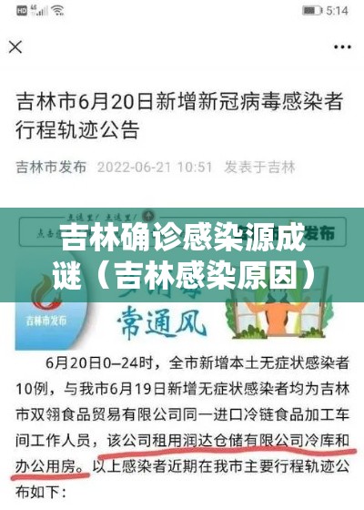 吉林确诊感染源成谜（吉林感染原因）