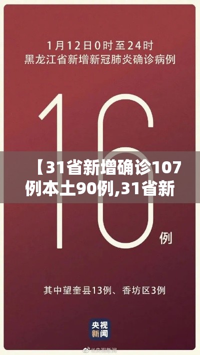 【31省新增确诊107例本土90例,31省新增确诊12例 本土4例】