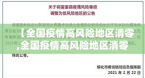 【全国疫情高风险地区清零,全国疫情高风险地区清零!】