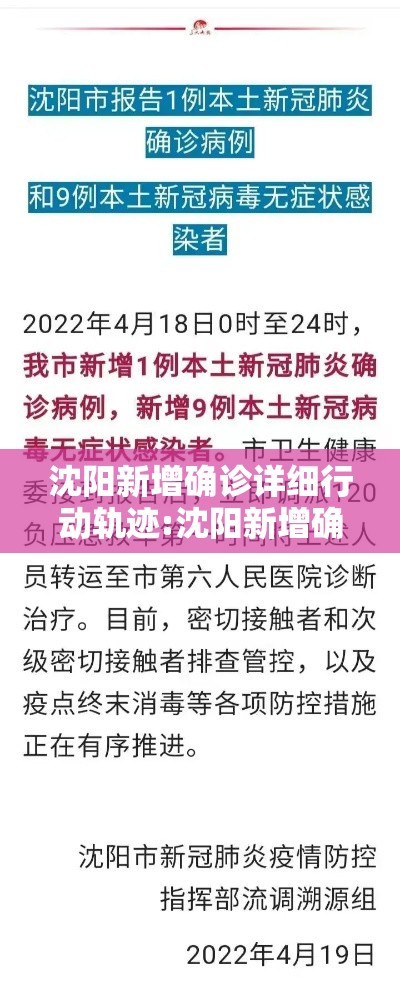 沈阳新增确诊详细行动轨迹:沈阳新增确诊病例轨迹公布 沈阳新增确诊详细行动轨迹:沈阳新增确诊病例轨迹公布