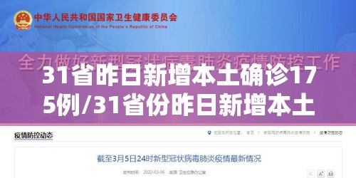 31省昨日新增本土确诊175例/31省份昨日新增本土确诊 31省昨日新增本土确诊175例/31省份昨日新增本土确诊