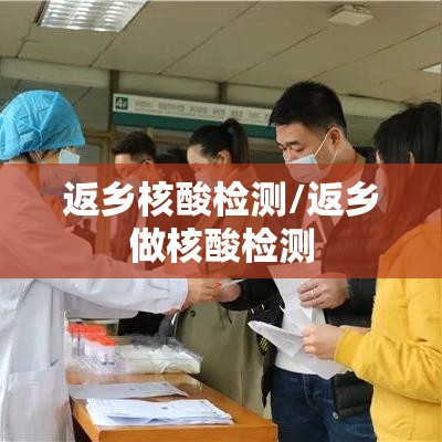 返乡核酸检测/返乡做核酸检测