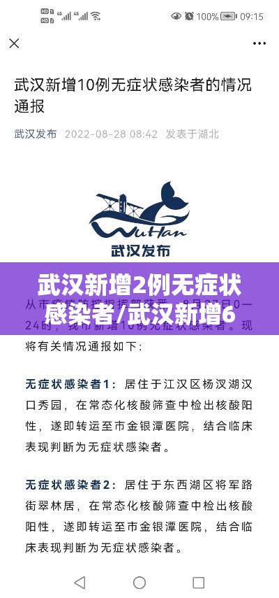 武汉新增2例无症状感染者/武汉新增6例确诊病例,10例无症状感染者 ,活动轨迹公布