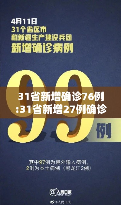 31省新增确诊76例:31省新增27例确诊病例 31省新增确诊76例:31省新增27例确诊病例