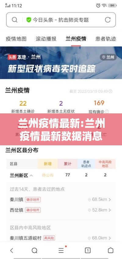 兰州疫情最新:兰州疫情最新数据消息